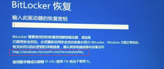 _C(j)ʾBitlocker֏(f)ݔ֏(f)νQ